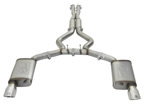 aFe 11-21 Dodge Durango V6-3.6L/V8-5.7L MACH Force-Xp 304 SS Cat-Back Exhaust System w/ Polished Tip - 49-32086-P