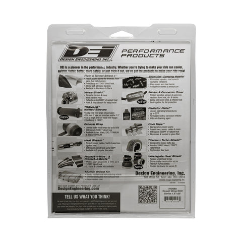 DEI Exhaust Wrap 1.5in x 30ft - EXO - Black - 10058
