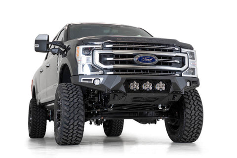 Addictive Desert Designs 17-20 Ford Super Duty Bomber Front Bumper w/ Mounts For 3 Baja Designs LP6s - F160014100103