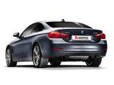 Akrapovic 12-15 BMW 335i (F30 F31) Evolution Line Cat Back (SS) w/ Carbon Tips (Req. Link Pipe) - MTP-BM/SS/1H