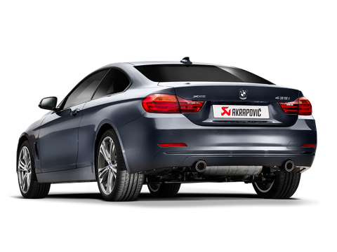 Akrapovic 12-15 BMW 335i (F30 F31) Evolution Line Cat Back (SS) w/ Carbon Tips (Req. Link Pipe) - MTP-BM/SS/1H