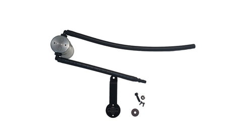 J&L 86-93 Ford Mustang 5.0 302 Passenger Side Oil Separator 3.0 - Clear Anodized - 3045P-C