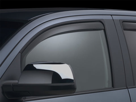WeatherTech 07-21 Toyota Tundra Front Side Window Deflectors - Dark Smoke - 80450
