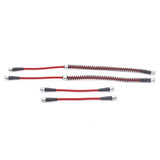 Power Stop 12-13 Volkswagen Golf R Front & Rear SS Braided Brake Hose Kit - BH00111