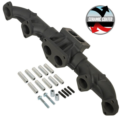 BD Diesel Pre-2002 ISX / Cummins Signature 600 ISX T6 Ceramic Coated Exhaust Manifold - 1048006