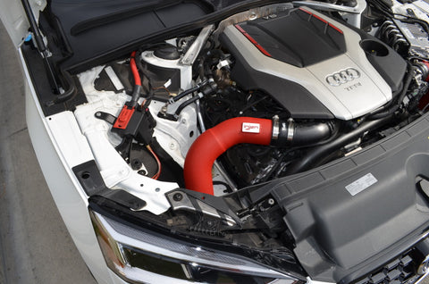 Injen 18-19 Audi S4/S5 (B9) 3.0L Turbo Wrinkle Red Short Ram Intake - SP3082WR