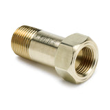 AutoMeter Fitting Adapter 3/8in. NPT Male Extension Brass For Mech. Temp. Gauge - 2271