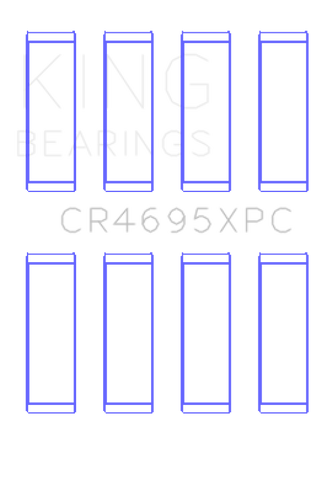 King Ford Ecoboost 2.0L / 2.3L (Size 0.25) pMaxKote Coated Connecting Rod Bearing Set - CR4695XPC0.25