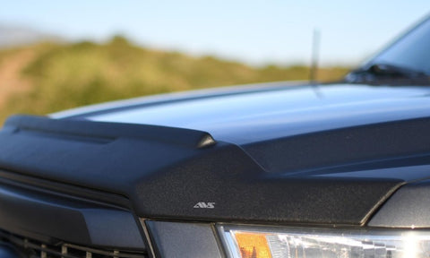 AVS 17-18 Ford F-150 Raptor Aeroskin II Textured Low Profile Hood Shield - Black - 436127