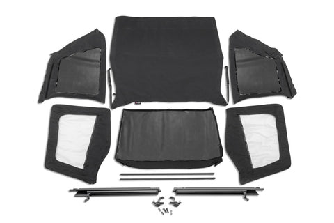 Rugged Ridge Frameless Black Diamond Soft Top 92-95 Jeep Wrangler YJ - 13790.33