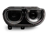 Raxiom 08-14 Dodge Challenger Halo Projctr Headlights w/Sequential Turn Signals-Blk Hsng(Clear Lens) - CH3761