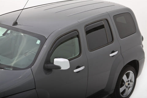 AVS 06-11 Chevy HHR Ventvisor In-Channel Front & Rear Window Deflectors 4pc - Smoke - 194318