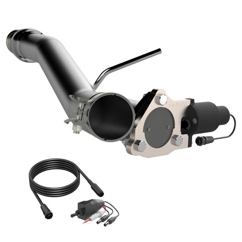 QTP 14-18 Chevrolet Silverado 1500 4.8L/5.3L EC/CC Standard Bed 3in 304SS Aggressor Cutout Mid Pipe - 510014