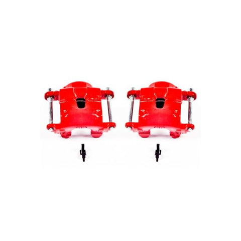 Power Stop 78-85 Avanti II Front Red Calipers w/o Brackets - Pair - S4071