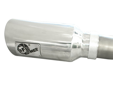 aFe MACHForce XP DPF-Back Exhaust 3in SS w/ 6in Polished Tips 2014 Dodge Ram 1500 V6 3.0L EcoDiesel - 49-42044-P