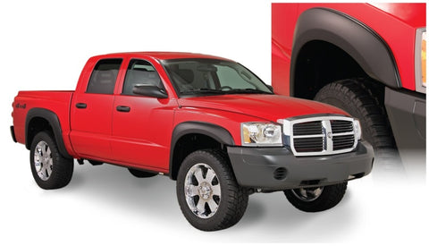 Bushwacker 97-04 Dodge Dakota Fleetside Extend-A-Fender Style Flares 4pc - Black - 51905-02