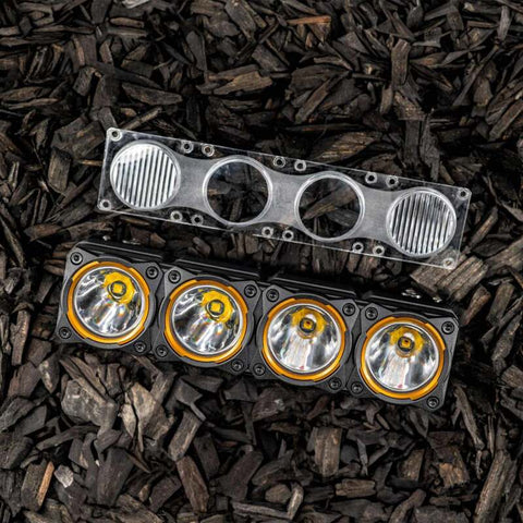 KC HiLiTES FLEX ERA LED Clear Spot Beam Lens for Light Bars - 4271