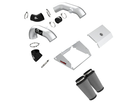 aFe Rapid Induction Cold Air Intake Brushed w/Pro DRY S Filter 21-22 Ford F-150 Raptor V6-3.5L (tt) - 52-10015DH