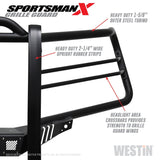Westin 19-21 Chevy 1500 Sportsman X Grille Guard - Textured Black (Excl. 2019 Silverado LD) - 40-33955