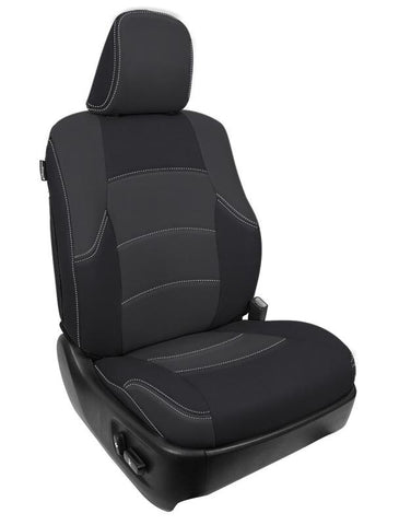 PRP 2011+ Toyota 4Runner Front Seat Covers (Pair) - Black/Grey - B066-03