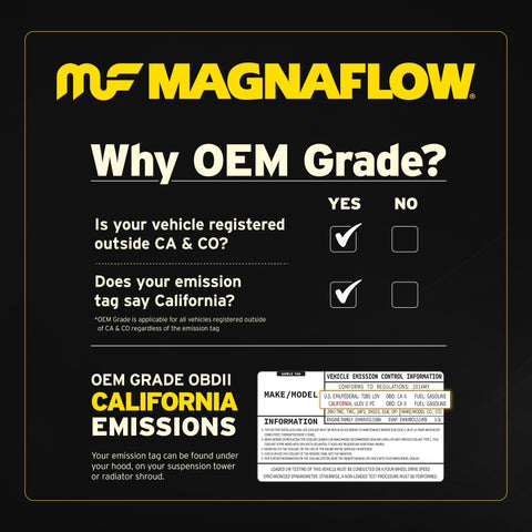 MagnaFlow Direct Fit Catalytic Converter 03-04 350Z/G35 Coupe Driver Side - 51601