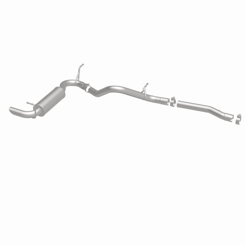 MagnaFlow 12-14 Jeep Wrangler 3.6L Single Straight Rear P/S Exit Stainless C/b Perf Exhaust-Comp - 15118