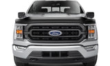 AVS 21-22 Ford F-150 (Excl. Tremor/Raptor) Medium Profile Hood Shield - Smoke - 23621