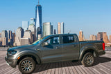 EGR 19-22 Ford Ranger In-Channel Window Visors Front/Rear Set Matte Black Crew Cab - 573555