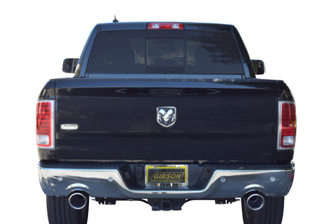 Gibson 14-16 Ram 1500 Big Horn 3.0L 3in Cat-Back Dual Split Exhaust - Stainless - 66569