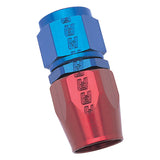 Russell Performance -4 AN Red/Blue Straight Full Flow Hose End - 610010