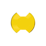KC HiLiTES SlimLite 8in. LED Light Shield SAE Driving (Shield Only) - Selective Yellow - 5210
