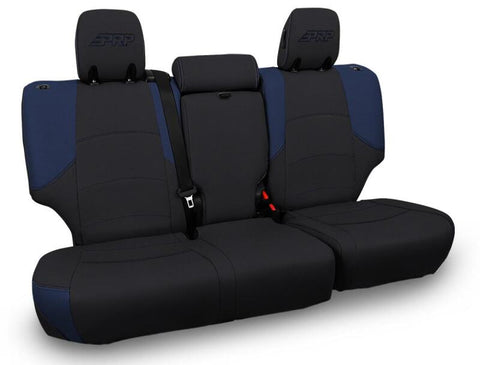 PRP 11-24 Toyota 4Runner Rear Bench Cover - 5-seat model - Black/Navy Blue - B067-06