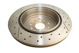 DBA 02-07 Subaru WRX STi 10 Stud Hole Rear Drilled & Slotted Street Series Rotor - 655X-10