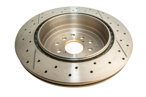 DBA 02-07 Subaru WRX STi 10 Stud Hole Rear Drilled & Slotted Street Series Rotor - 655X-10
