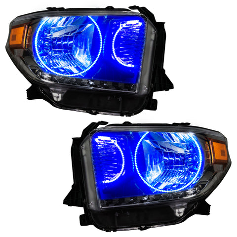 Oracle 14-17 Toyota Tundra SMD HL - Dual Halo Kit - ColorSHIFT w/ Simple Controller - 7204-504
