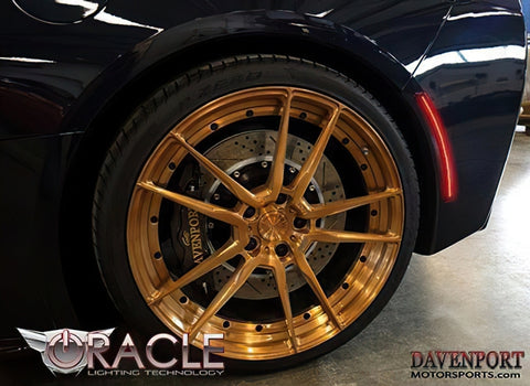 Oracle Chevrolet Corvette C7 Concept Sidemarker Set - Tinted - No Paint - 2392-020