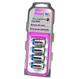 McGard SplineDrive Lug Nut (Cone Seat) M12X1.5 / 1.24in. Length (4-Pack) - Blue Cap (Req. Tool) - 65357BC