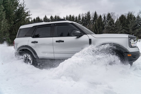 AVS 2021 Ford Bronco Sport Ventvisor Outside Mount Window Deflectors 4pc - Smoke - 94713