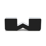 ORACLE Lighting Universal Illuminated LED Letter Badges - Matte Blk Surface Finish - W - 3141-W-001