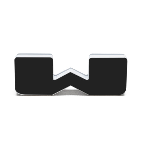 ORACLE Lighting Universal Illuminated LED Letter Badges - Matte Blk Surface Finish - W - 3141-W-001