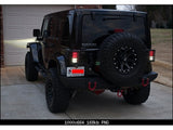 Spyder Jeep Wrangler 07-15 LED Tail Lights Smoke ALT-YD-JWA07-LED-SM - 5070418