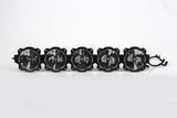 KC HiLiTES Polaris RZR 32in. Pro6 Gravity LED 5-Light 100w Combo Beam Overhead Light Bar System - 91309