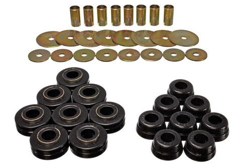 Energy Suspension Scout Ii Body Mounts - Black - 6.4101G