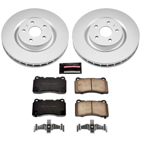 Power Stop 12-13 Buick Regal Front Z17 Evolution Geomet Coated Brake Kit - CRK2948