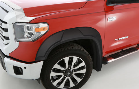 Bushwacker 14-19 Toyota Tundra w/ 66.7in Bed DRT Style Flares 4pc - Black - 30923-02