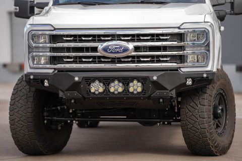 Addictive Desert Designs 2023+ Ford F-250/F-350 Bomber Front Bumper (w/ 3 Baja Designs LP6 Mounts) - F810014100103