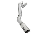 aFe Atlas Exhaust 5in DPF-Back Aluminized Steel w/ Polished Tips 16-17 GM Diesel Truck V8-6.6L (td) - 49-04081-P