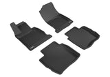 3D MAXpider 12-18 Maserati Granturismo Sport Kagu Floor Mat- Black R1 R2 - L1MR00501509