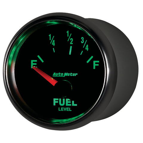 AutoMeter Gauge Fuel Level 2-1/16in. 73 Ohm(e) to 10 Ohm(f) Elec Gs - 3815
