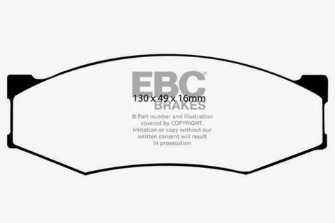 EBC 90-93 Infiniti M30 3.0 Redstuff Front Brake Pads - DP3538C